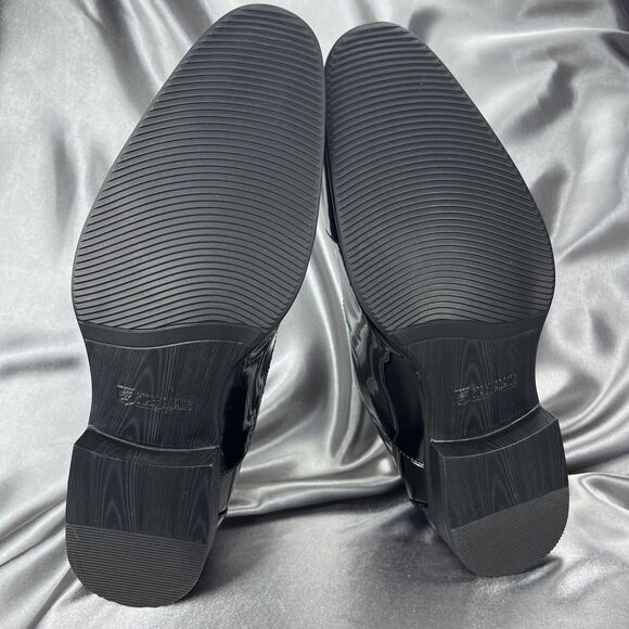 Stacy Adams Mens 9 Wide Gala Tuxedo Shoes Black Patent Leather 24998-004 Wedding - Picture 11 of 17